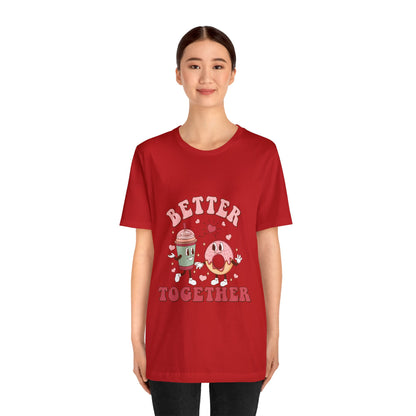 Better Together Donut & Drink Short Sleeve Tee