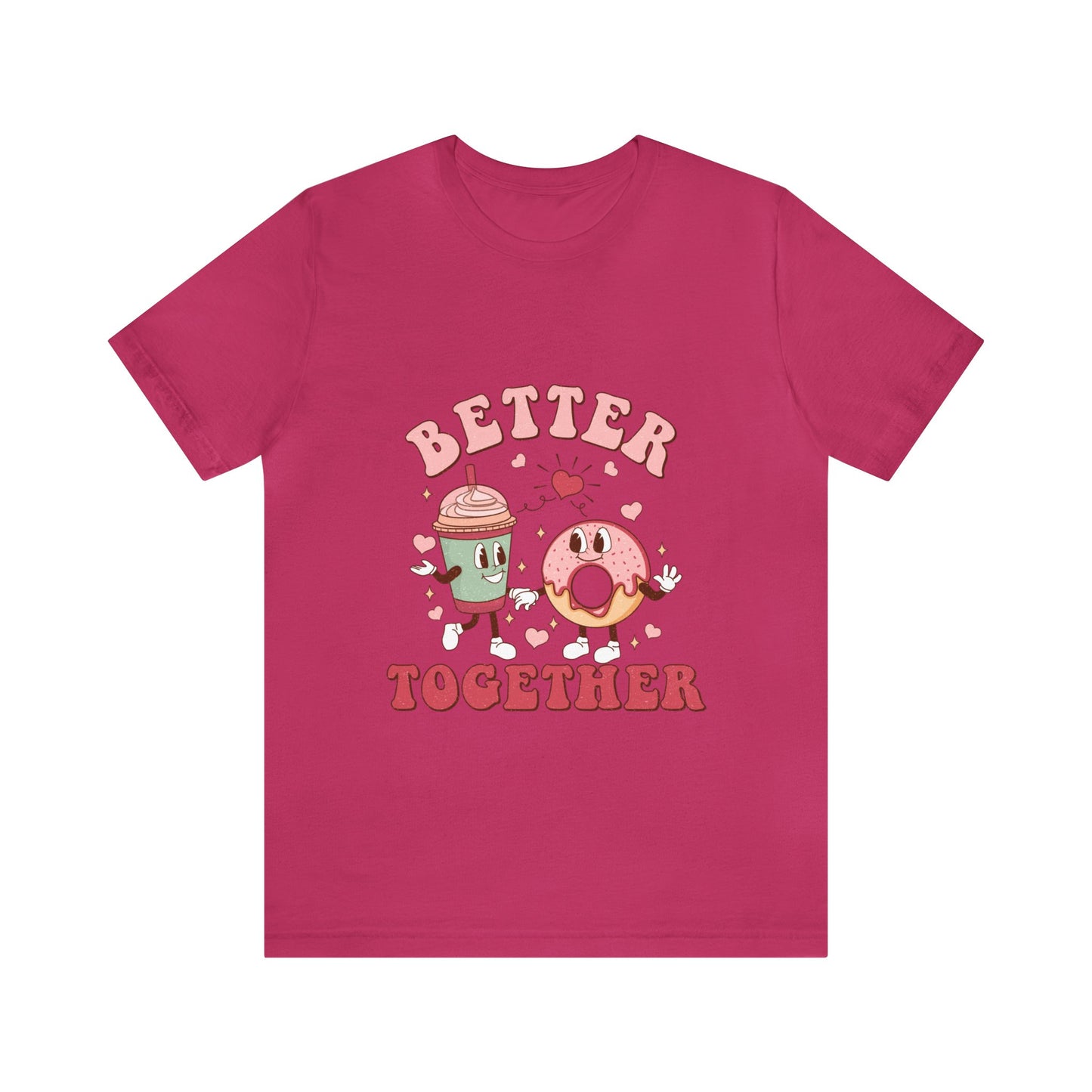 Better Together Donut & Drink Short Sleeve Tee