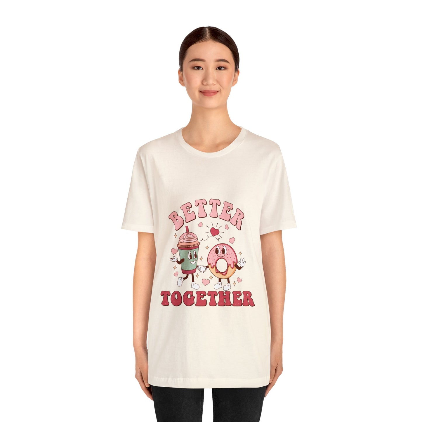 Better Together Donut & Drink Short Sleeve Tee