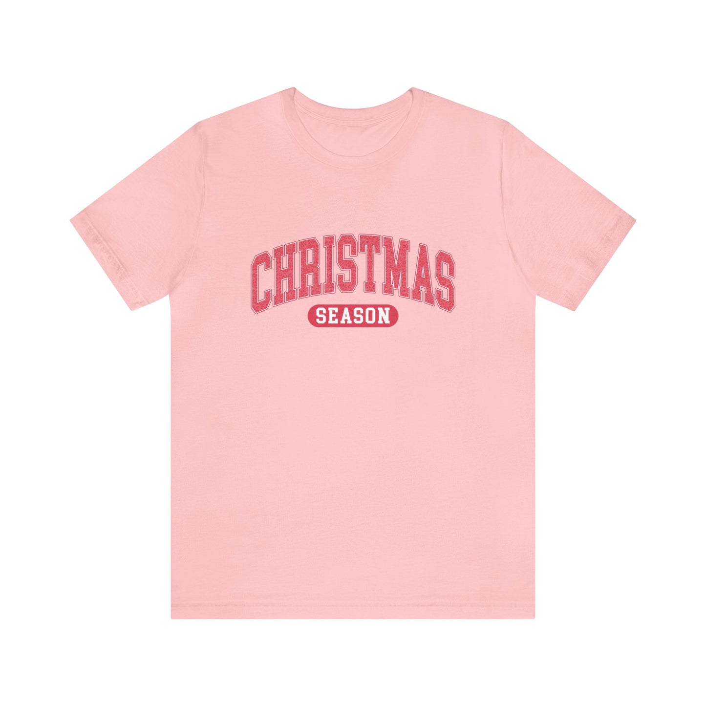 Pink Christmas Season Short Sleeve Tee