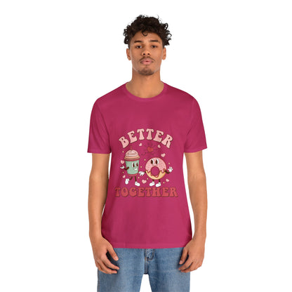 Better Together Donut & Drink Short Sleeve Tee