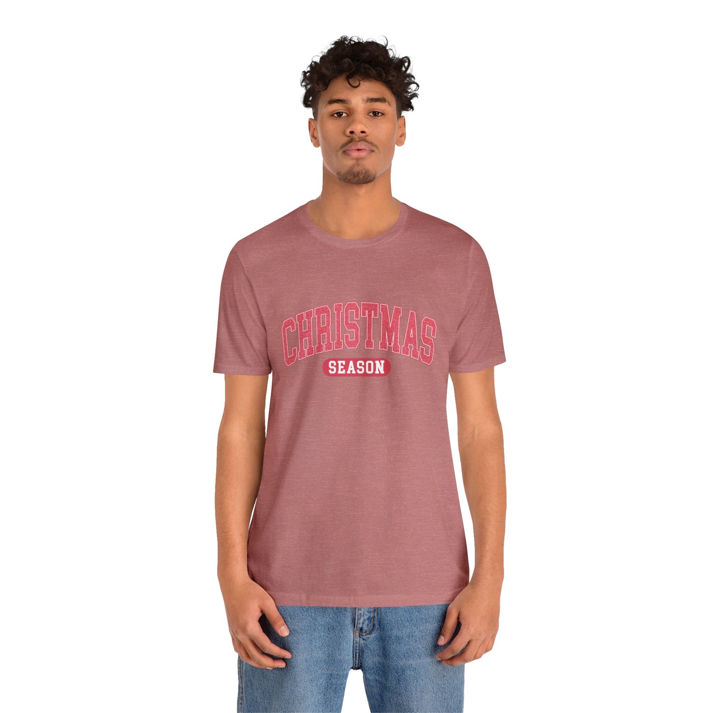 Pink Christmas Season Short Sleeve Tee