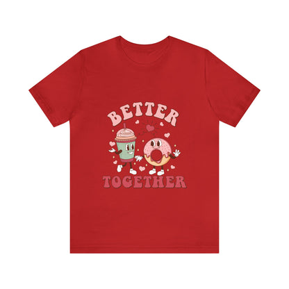 Better Together Donut & Drink Short Sleeve Tee