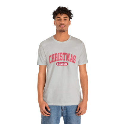 Pink Christmas Season Short Sleeve Tee