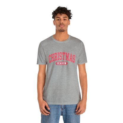 Pink Christmas Season Short Sleeve Tee