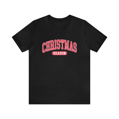 Pink Christmas Season Short Sleeve Tee