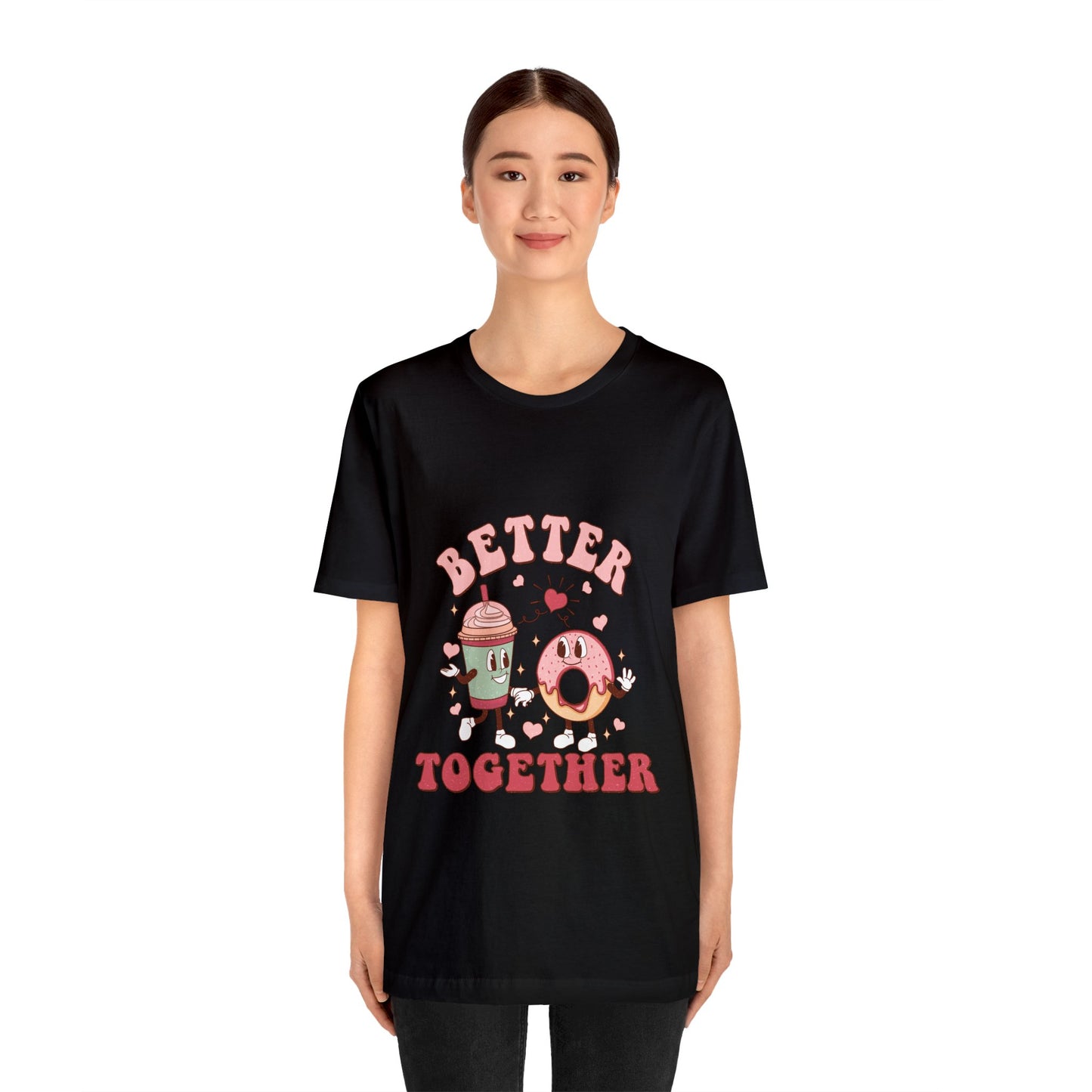 Better Together Donut & Drink Short Sleeve Tee