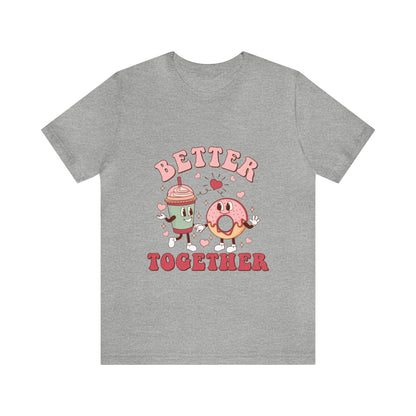 Better Together Donut & Drink Short Sleeve Tee