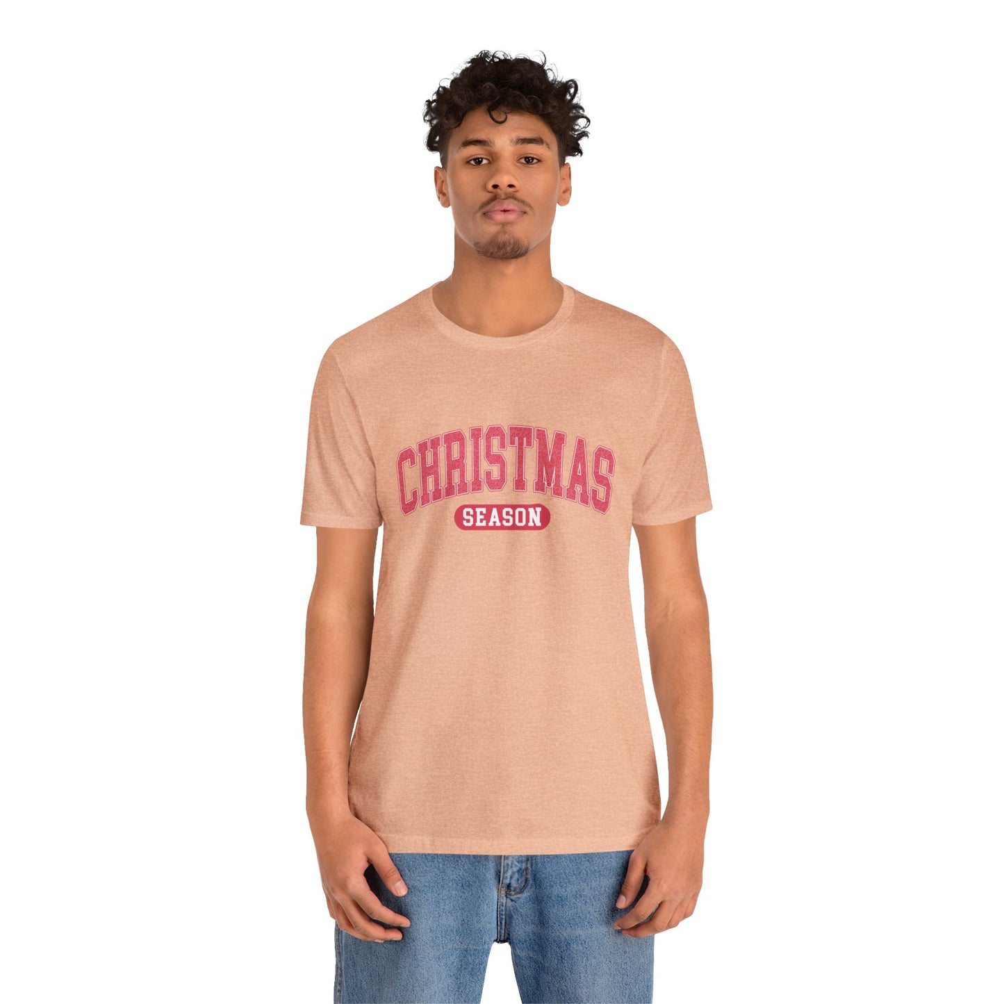 Pink Christmas Season Short Sleeve Tee