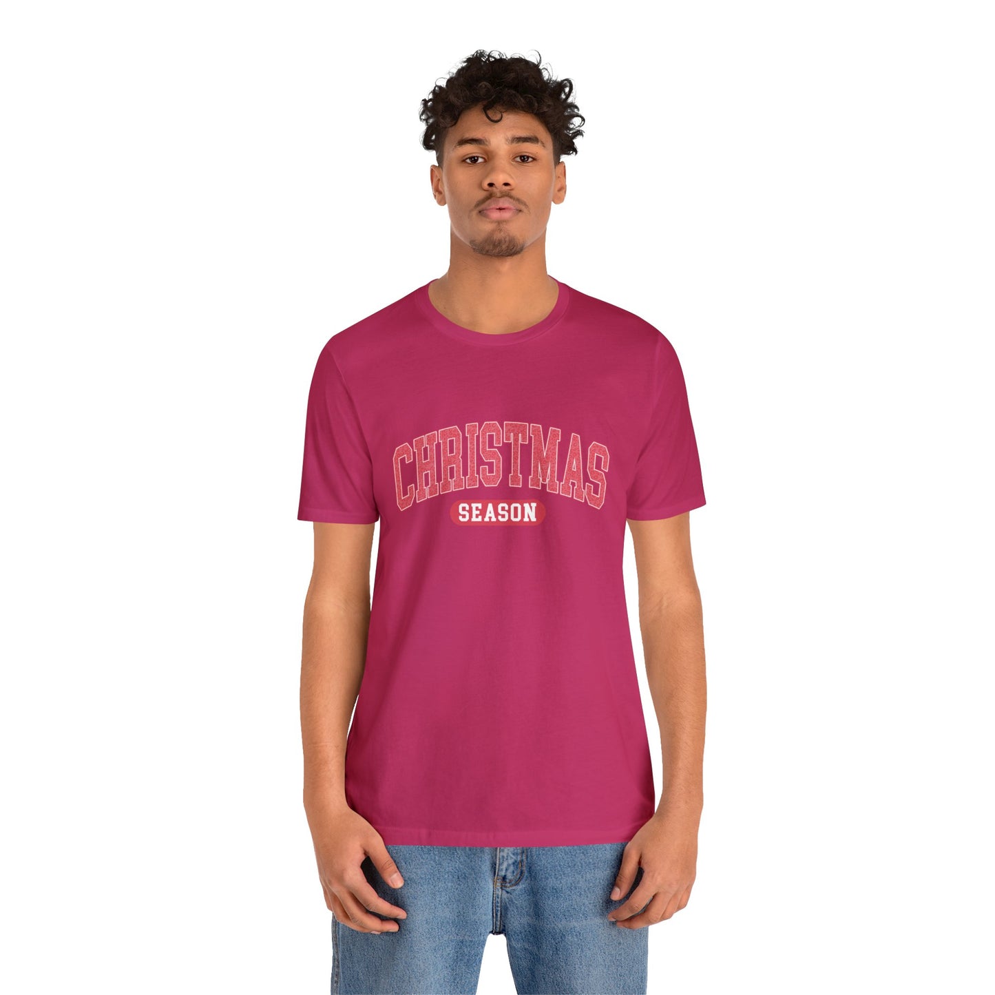 Pink Christmas Season Short Sleeve Tee