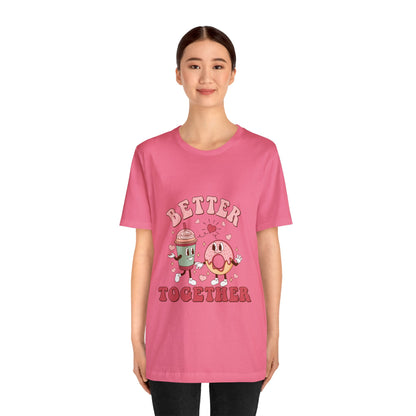 Better Together Donut & Drink Short Sleeve Tee