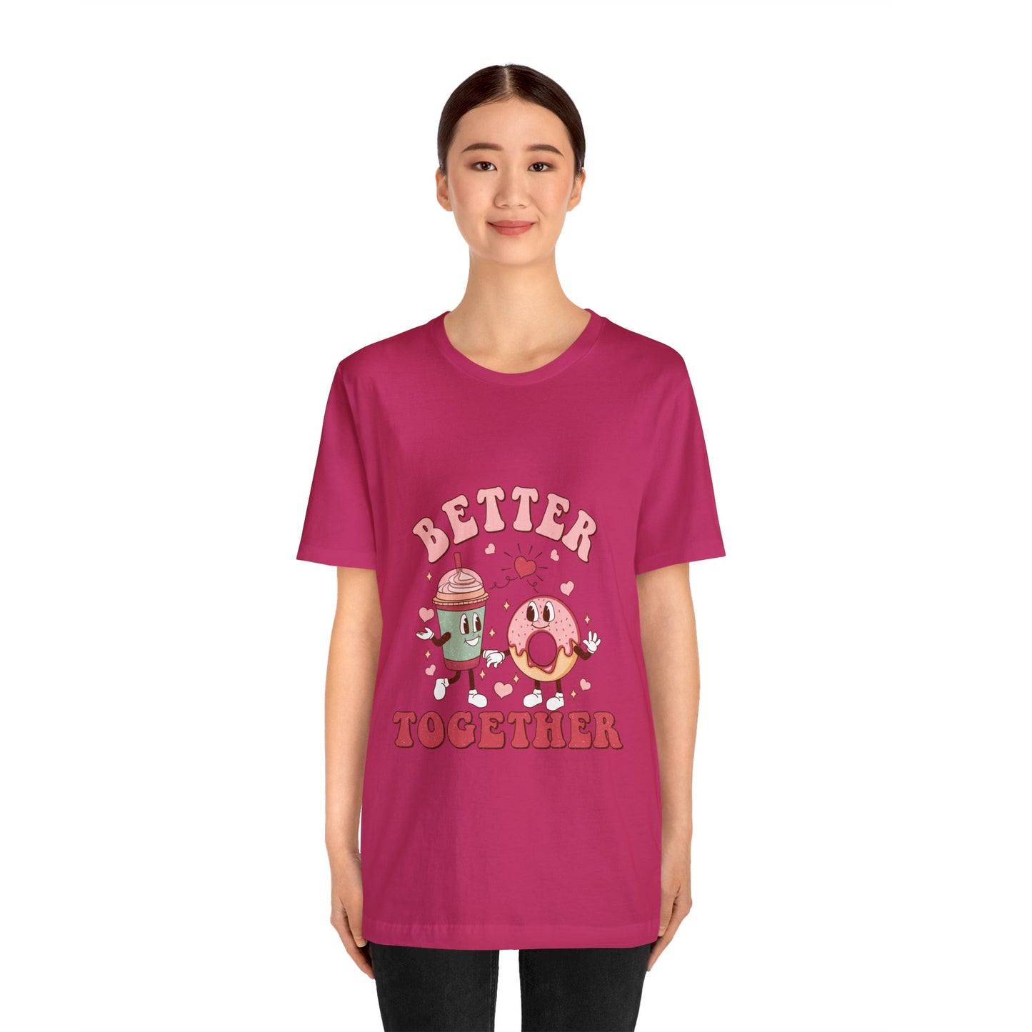 Better Together Donut & Drink Short Sleeve Tee