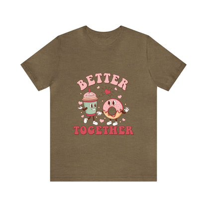 Better Together Donut & Drink Short Sleeve Tee