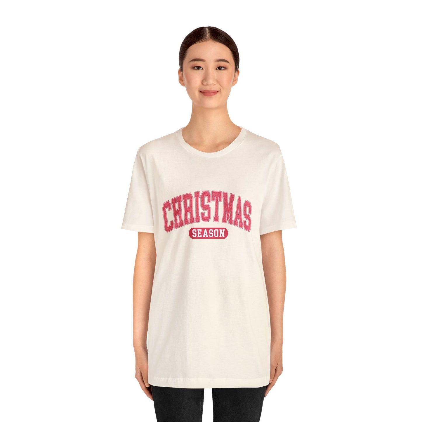 Pink Christmas Season Short Sleeve Tee