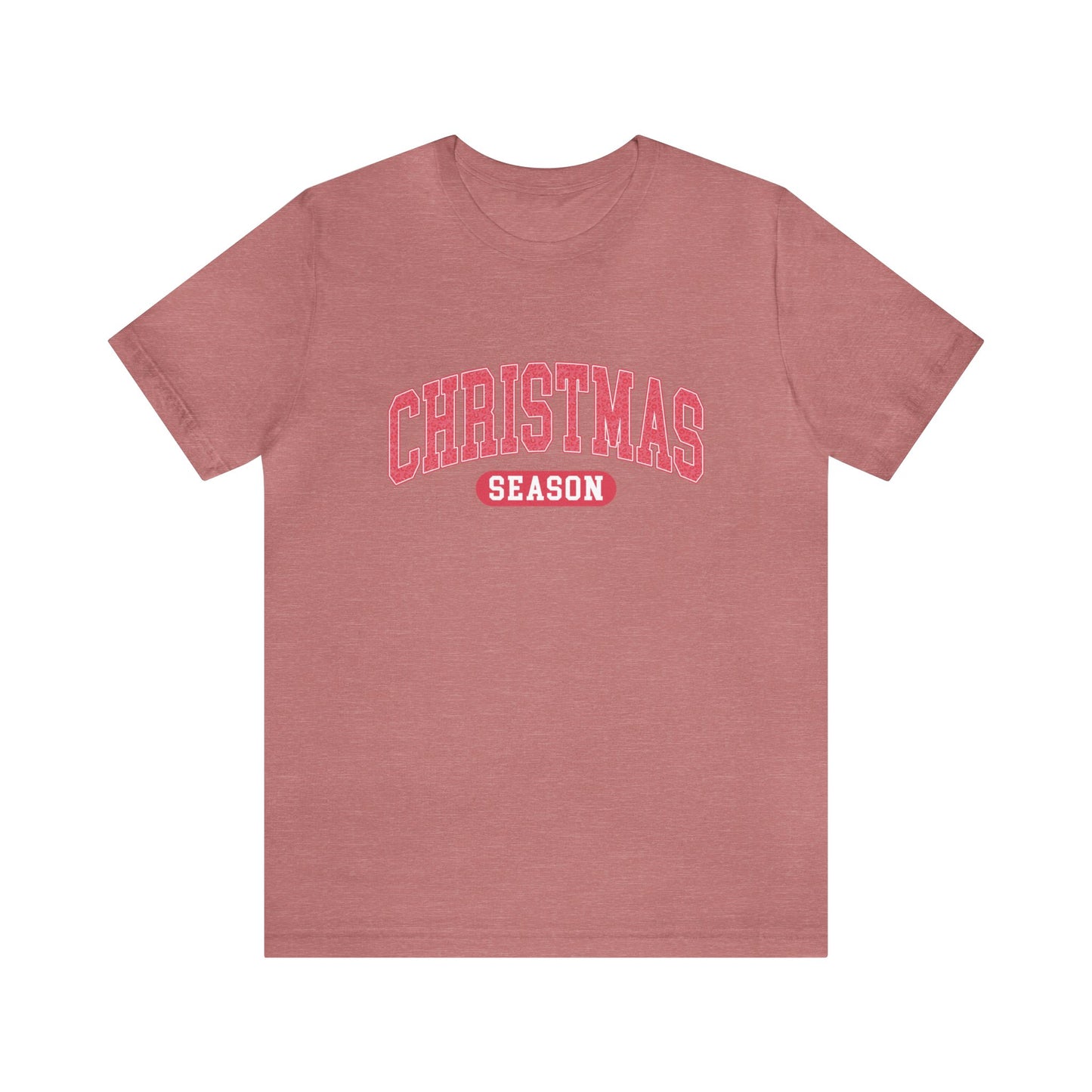 Pink Christmas Season Short Sleeve Tee