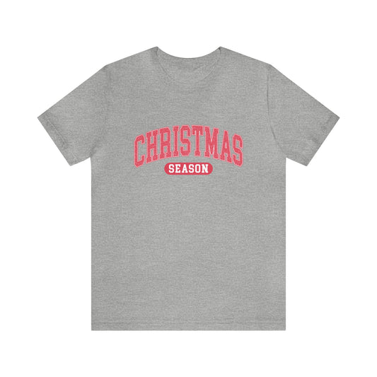 Pink Christmas Season Short Sleeve Tee